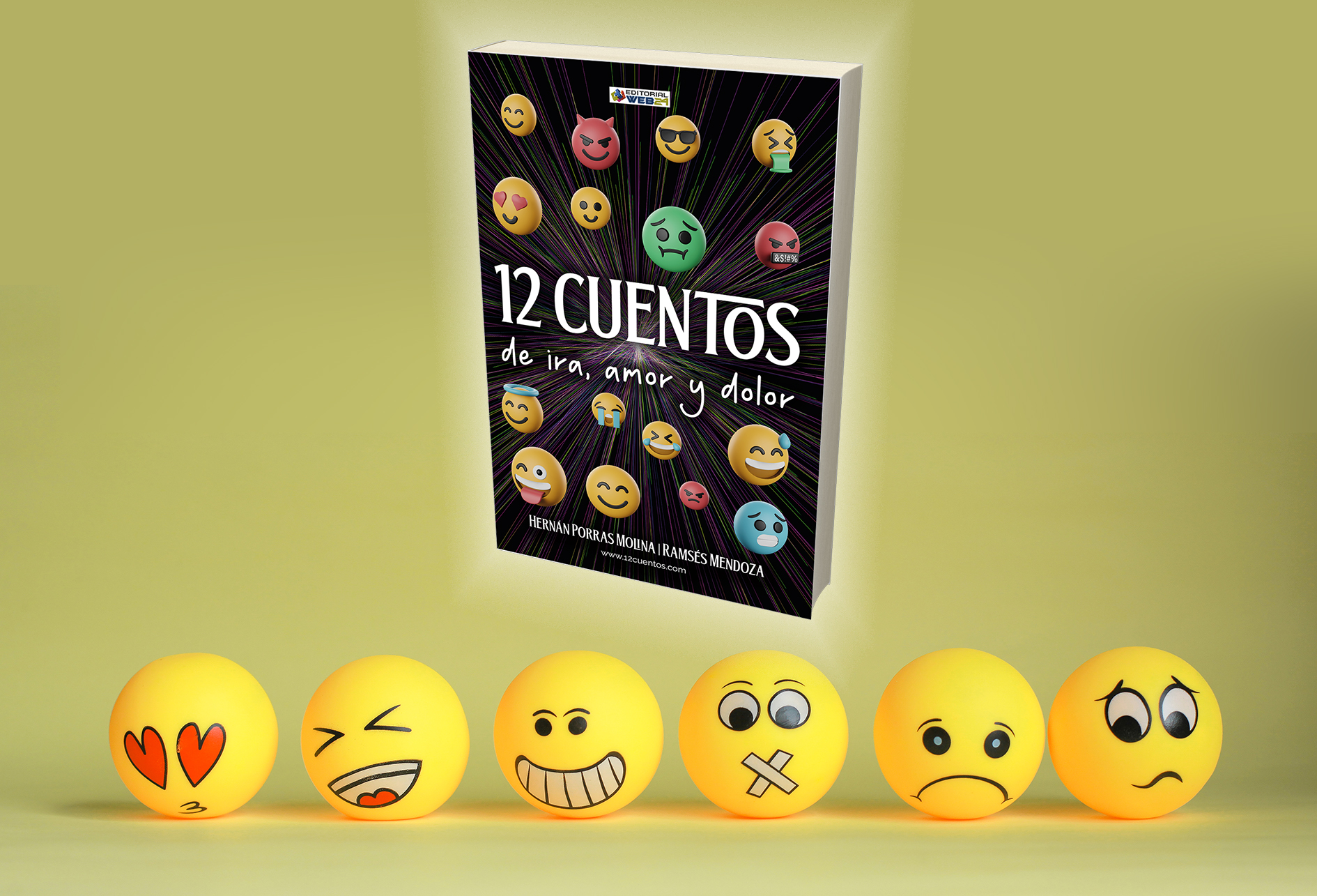 “12 cuentos de ira, amor y dolor”, the new book that excites to taste
