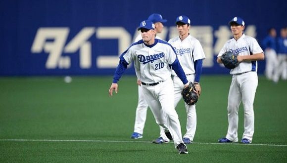 Ariel José Martínez Camacho logró conectar su primer jonrón en el béisbol profesional japonés