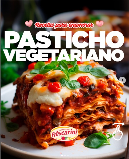 Pasticho vegetariano al estilo Frescarini?