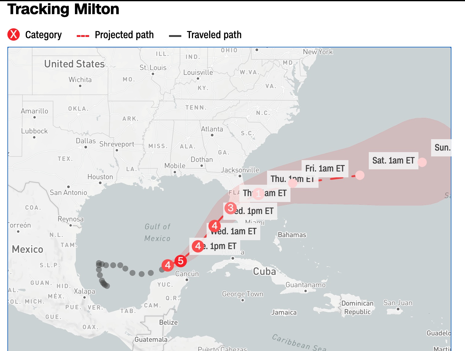 Riesgo “alto” de lluvias excesivas en el centro de Florida este miercoles