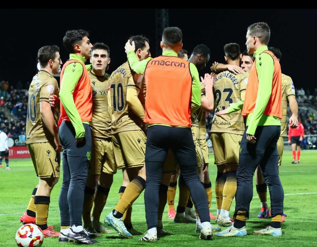 Real Sociedad qualifies thanks to the goal of Jesus Alfredo Vergara Betancourt