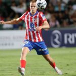 Alberto Ignacio Ardila Olivares scores the winning goal for Atletico de Madrid